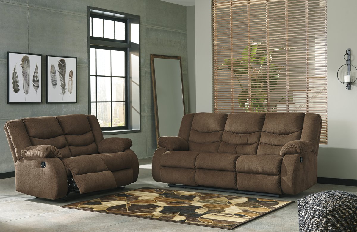 Tulen Chocolate Sofa and Loveseat 98604