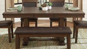 Wieland Brown Finish Dining Room Set 5614